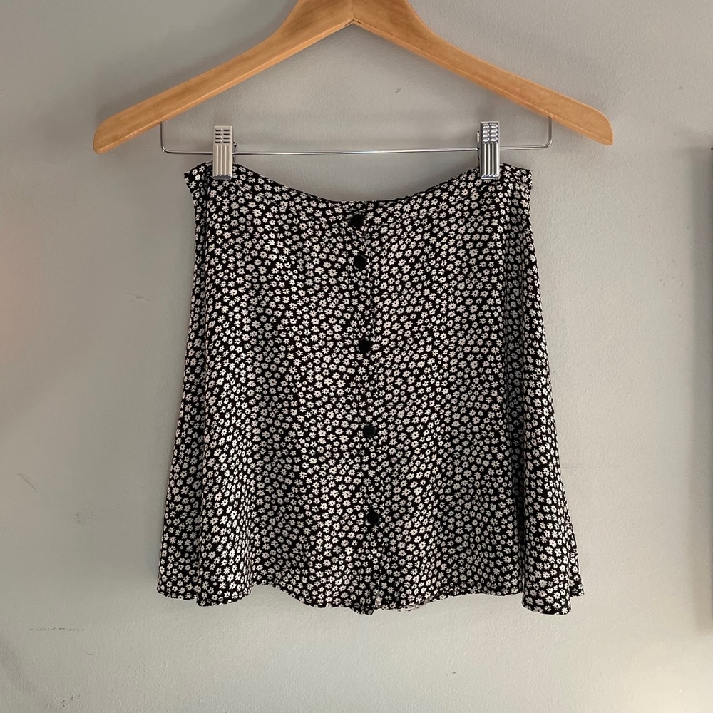 Floral Mini Skirt
